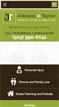 Mobile Screenshot of johnsontaylorlaw.com